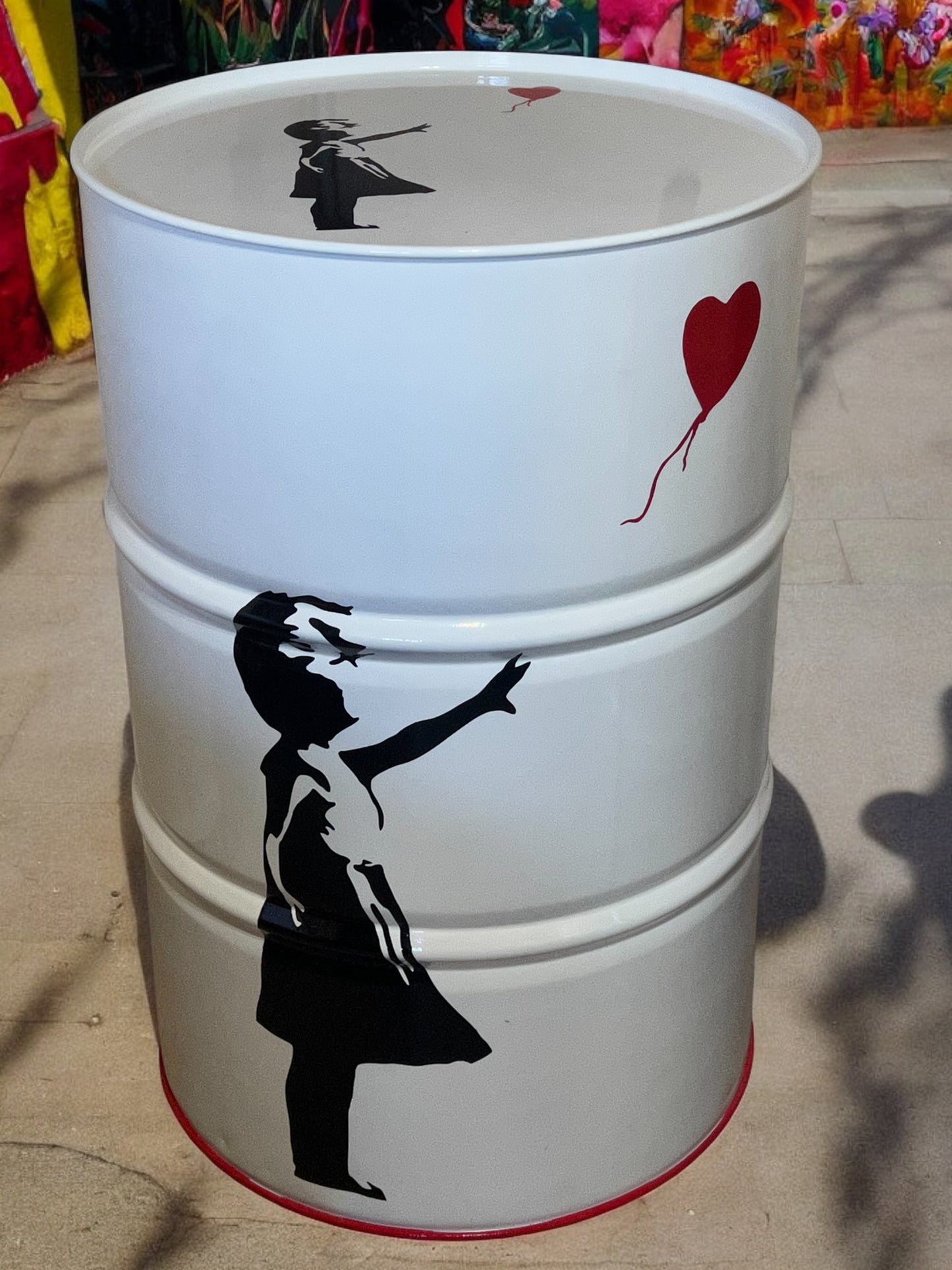 Bidon Tribute to Banksy - Petite Fille au Ballon