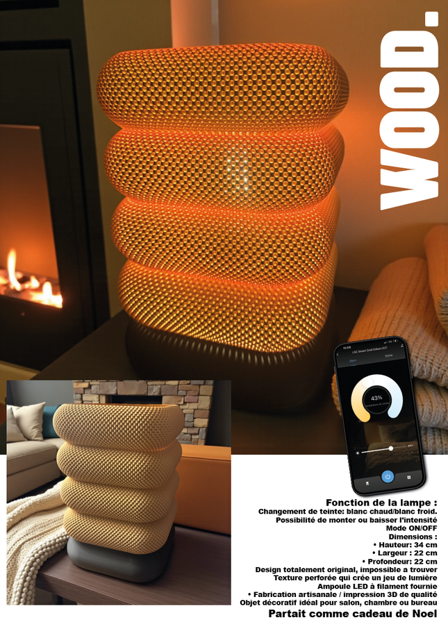 COCOON LIGHT - WOOD