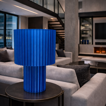 Lampe LOFT Translucide Bleu