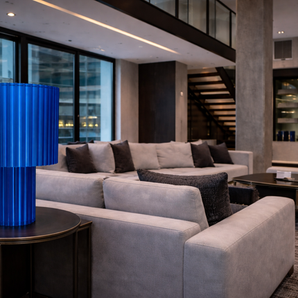 Lampe LOFT Translucide Bleu