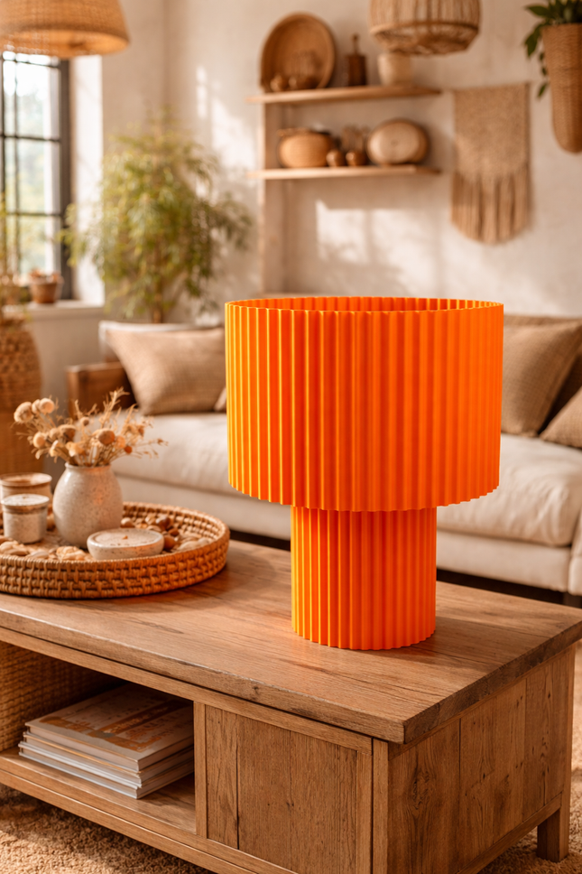 Lampe LOFT Translucide orange