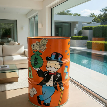 Bidon Pop Art Monopoly | Modèle UNIQUE