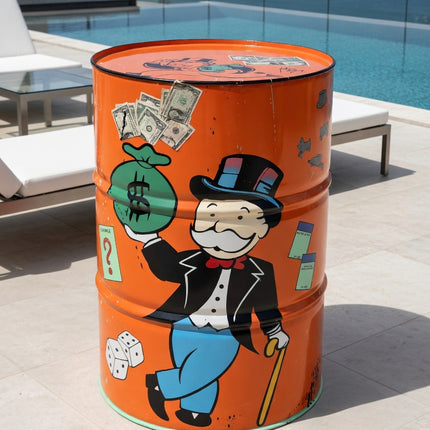 Bidon Pop Art Monopoly | Modèle UNIQUE