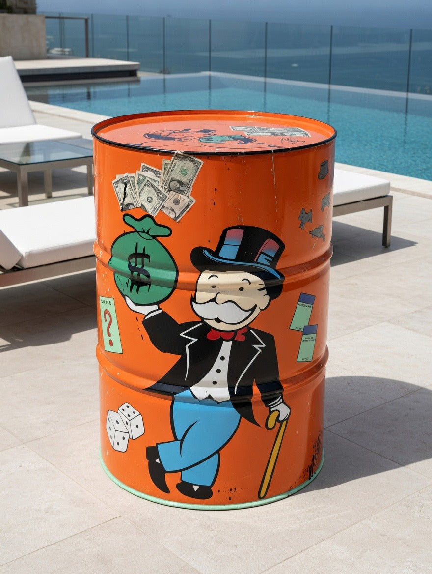 Bidon Pop Art Monopoly | Modèle UNIQUE