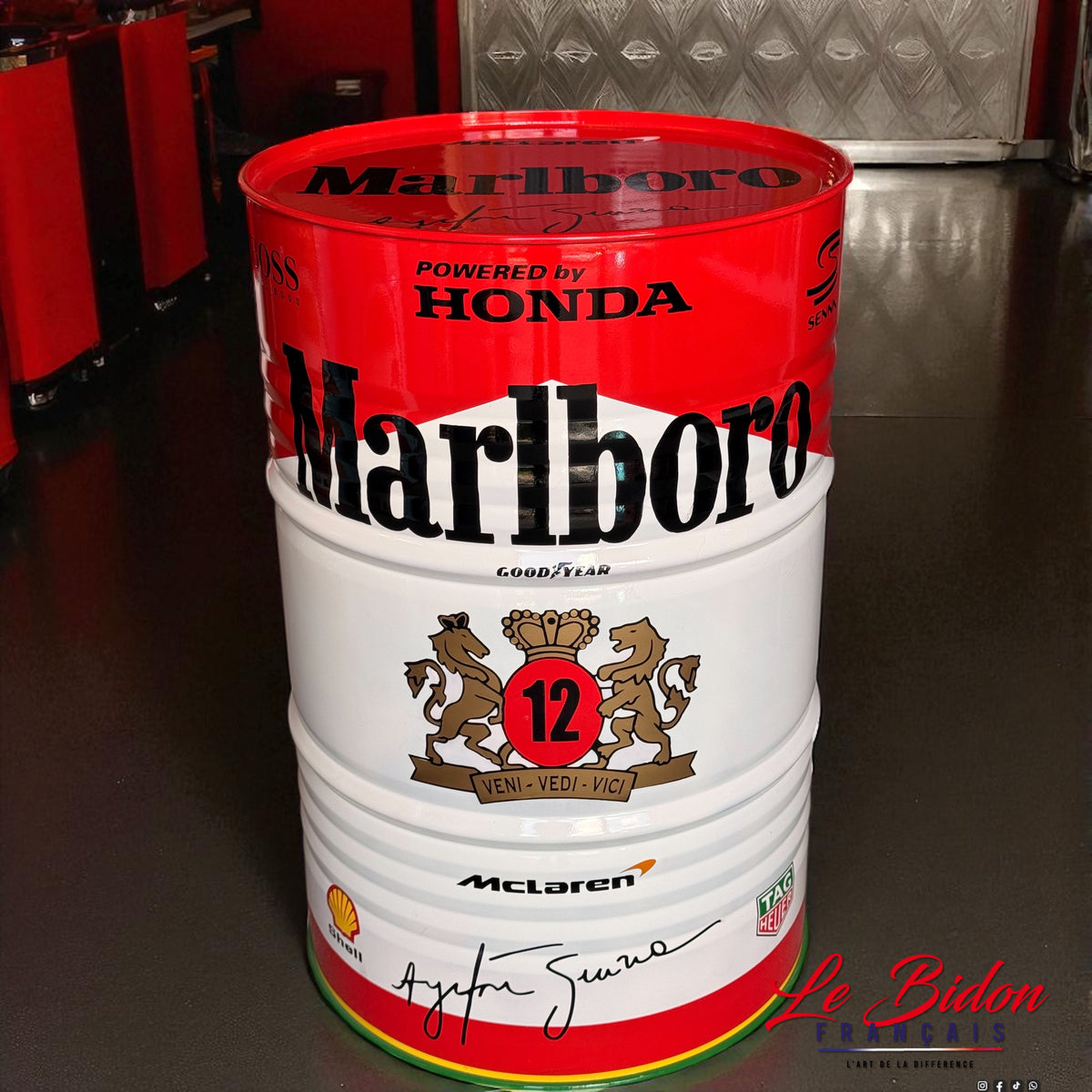 Bidon Ayrton Senna Marlboro Classic