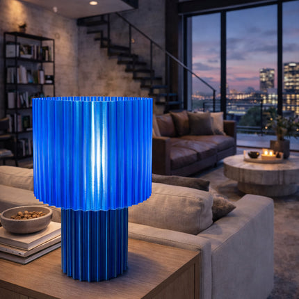 Lampe LOFT Translucide Bleu