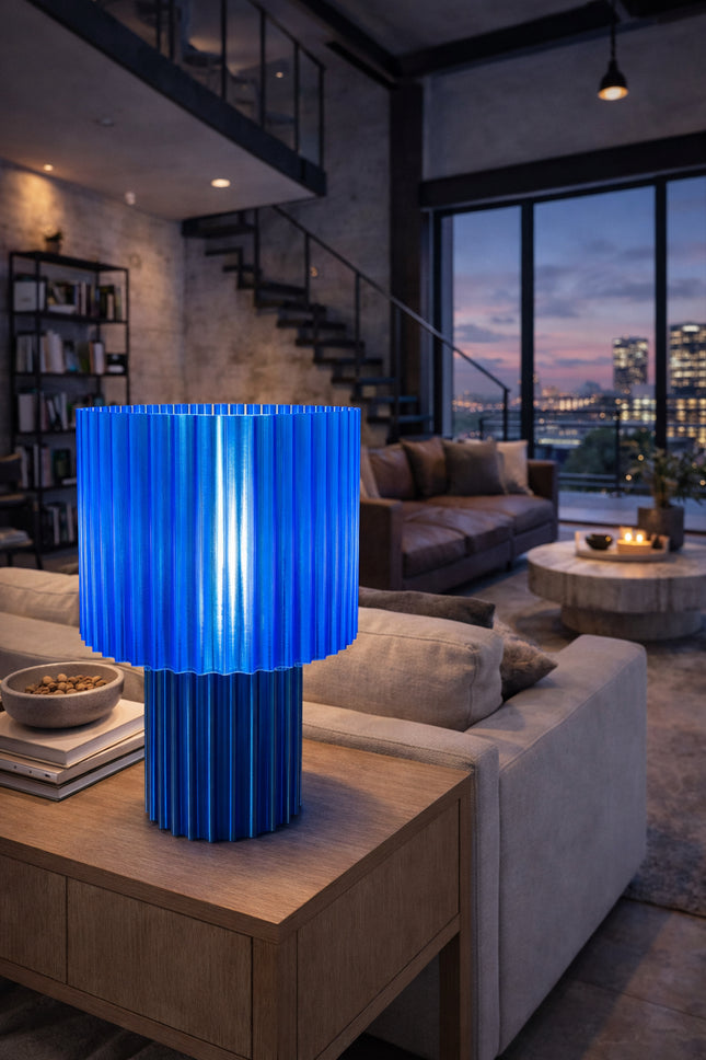 Lampe LOFT Translucide Bleu