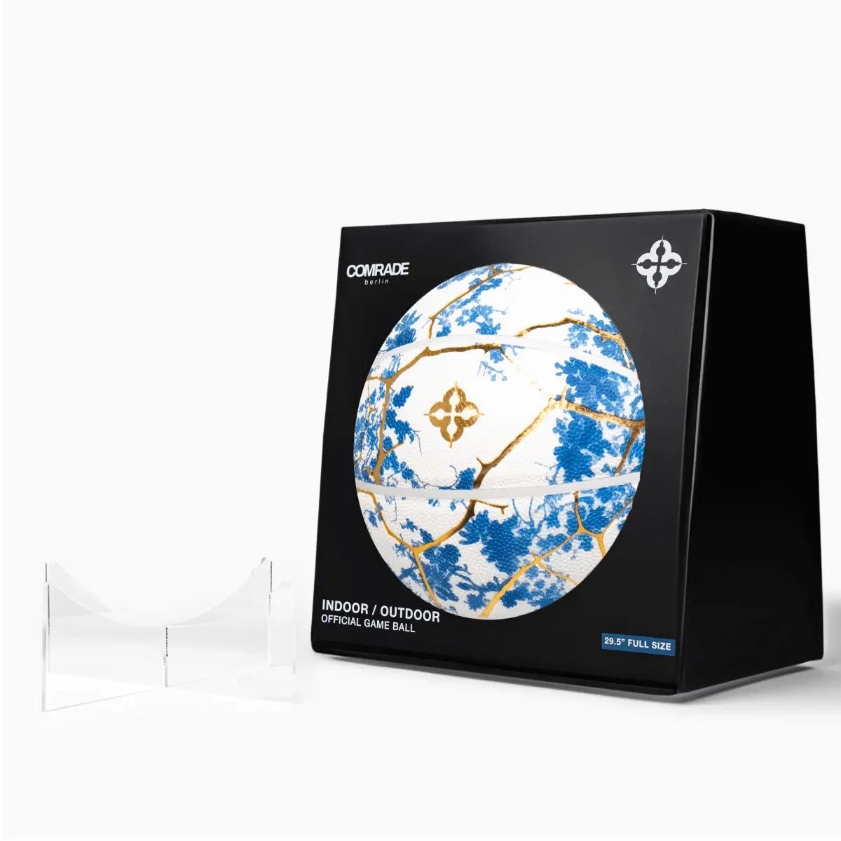 Ballon Design Kintsugi Bleu & Or – Édition Art Japonais – Comrade Berlin